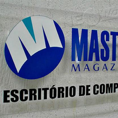 FOTO 2 - Placa de Acrílico Adesivada com Espaçador