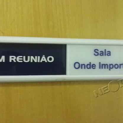 FOTO 18 - Placa para porta, Indentificação de Sala