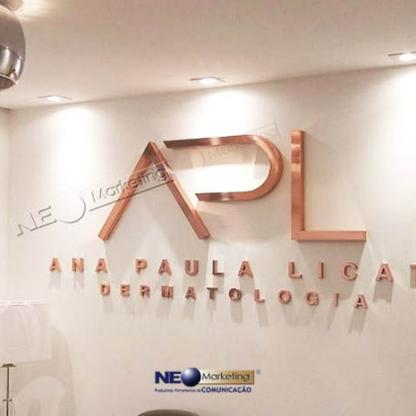 Logotipo para Clínica  em Cobre