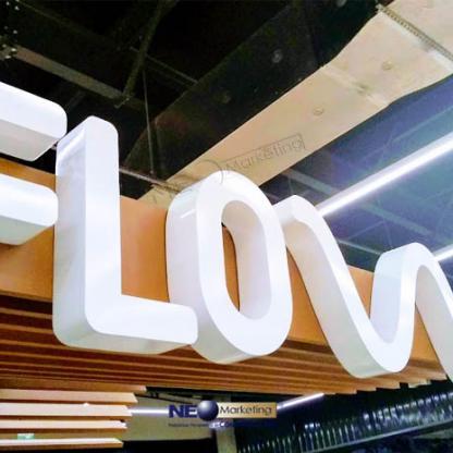 Letra Caixa Personalizada para Recepção