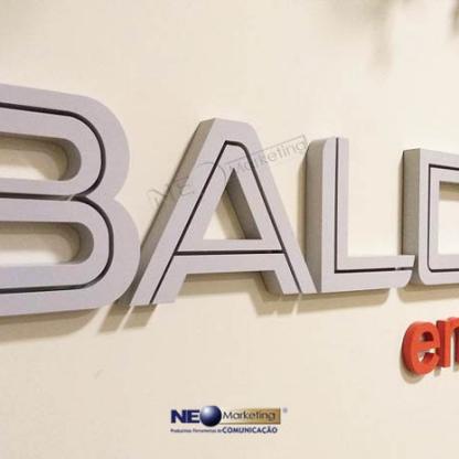 Letra Caixa em Chapa Galvanizada