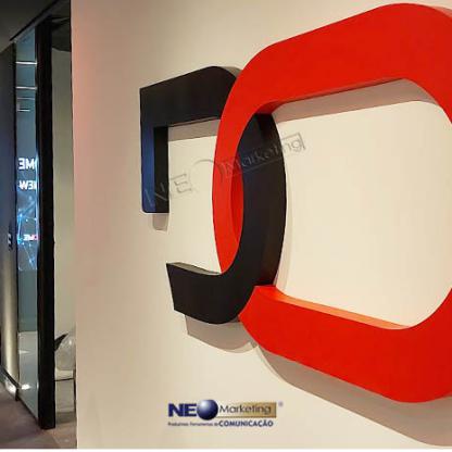 Logo Personalizado em Chapa Galvanizada 