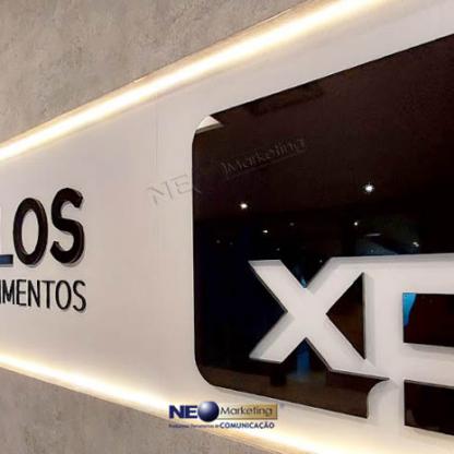 Letreiro em Acrílico para Recepção