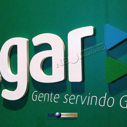 Logotipo 3D em MDF para Recepção