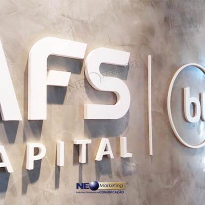 Logomarca em PVC para Recepção