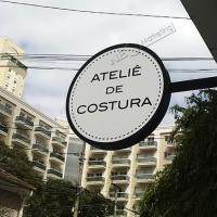 Placa Redonda Dupla Face - FOTO 40