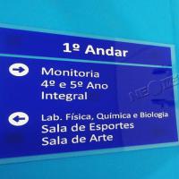 Placa de Sinalização para Colégio - FOTO 32