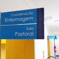 Placas de Sinalização de Salas em Corredor - FOTO 37